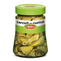 D'Amico Rustic Artichokes in Oil and Herbs 280g